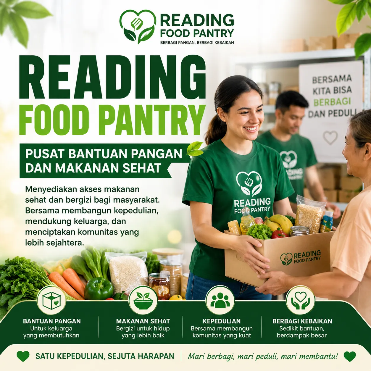 MPO777: Reading Food Pantry Pusat Bantuan Pangan dan Makanan Sehat