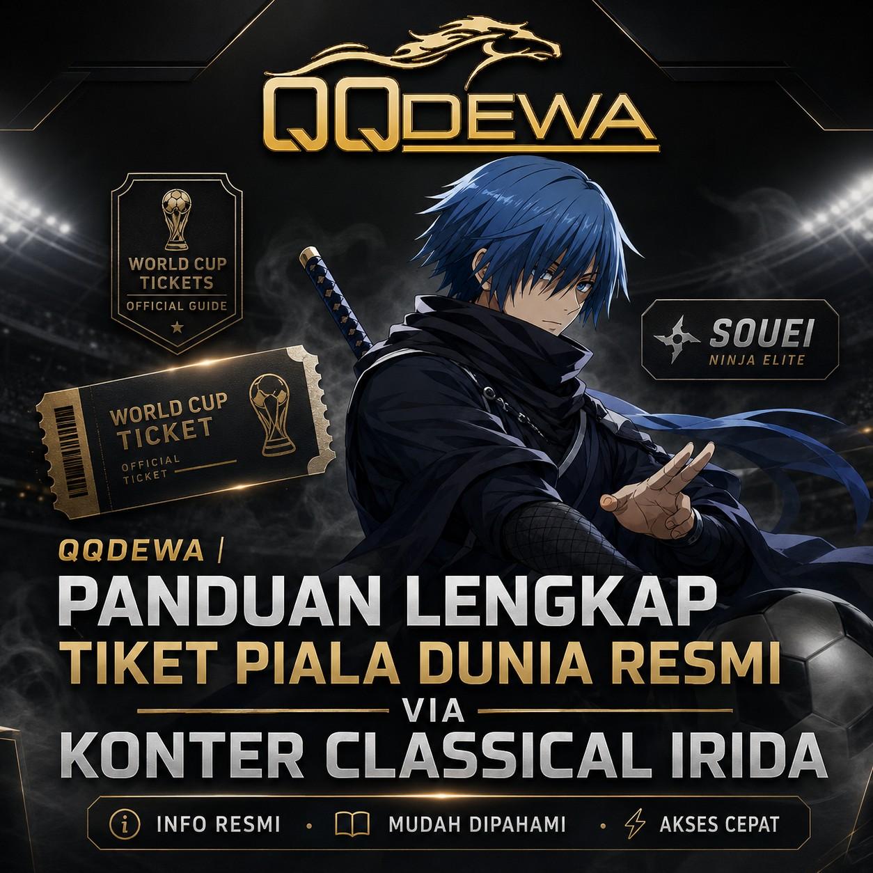QQDEWA | Tiket Piala Dunia Resmi Melalui Konter Classical Irida Terpercaya